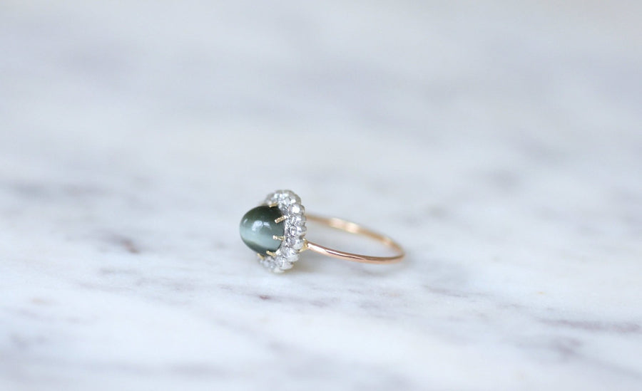 Cat's eye daisy ring - Penelope Gallery