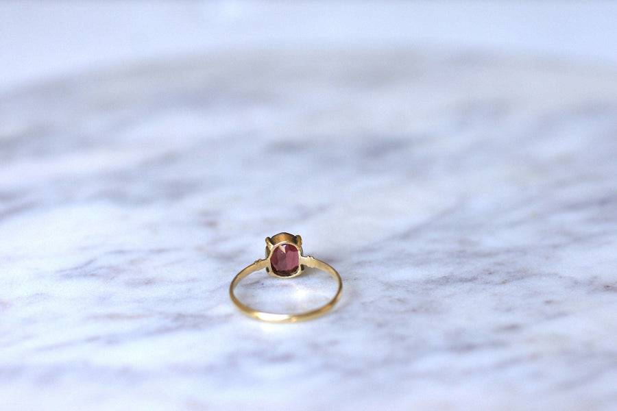 Gold and garnet ring - Penelope Gallery