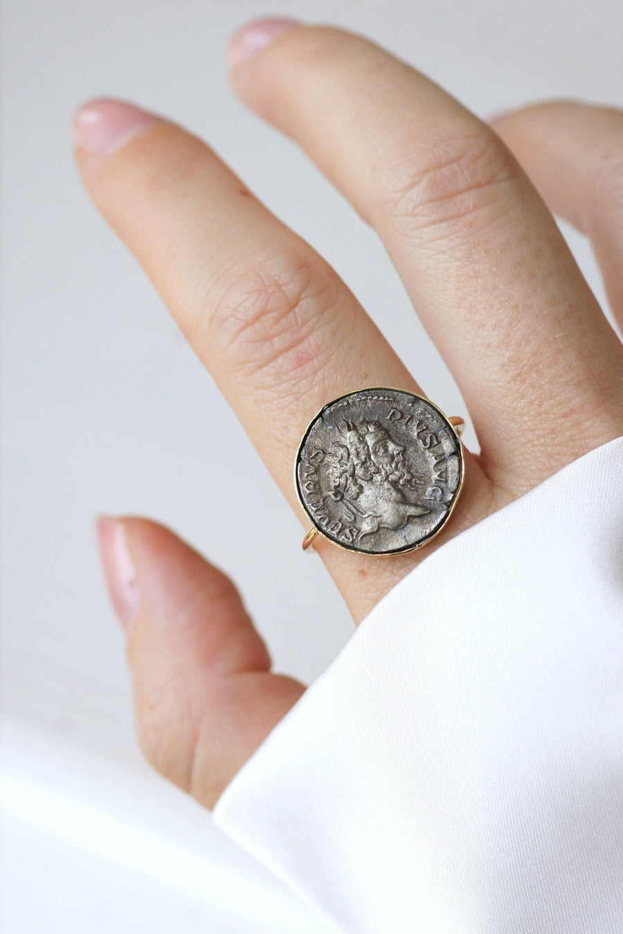 Roman coin ring Septimius Severus - Penelope Gallery