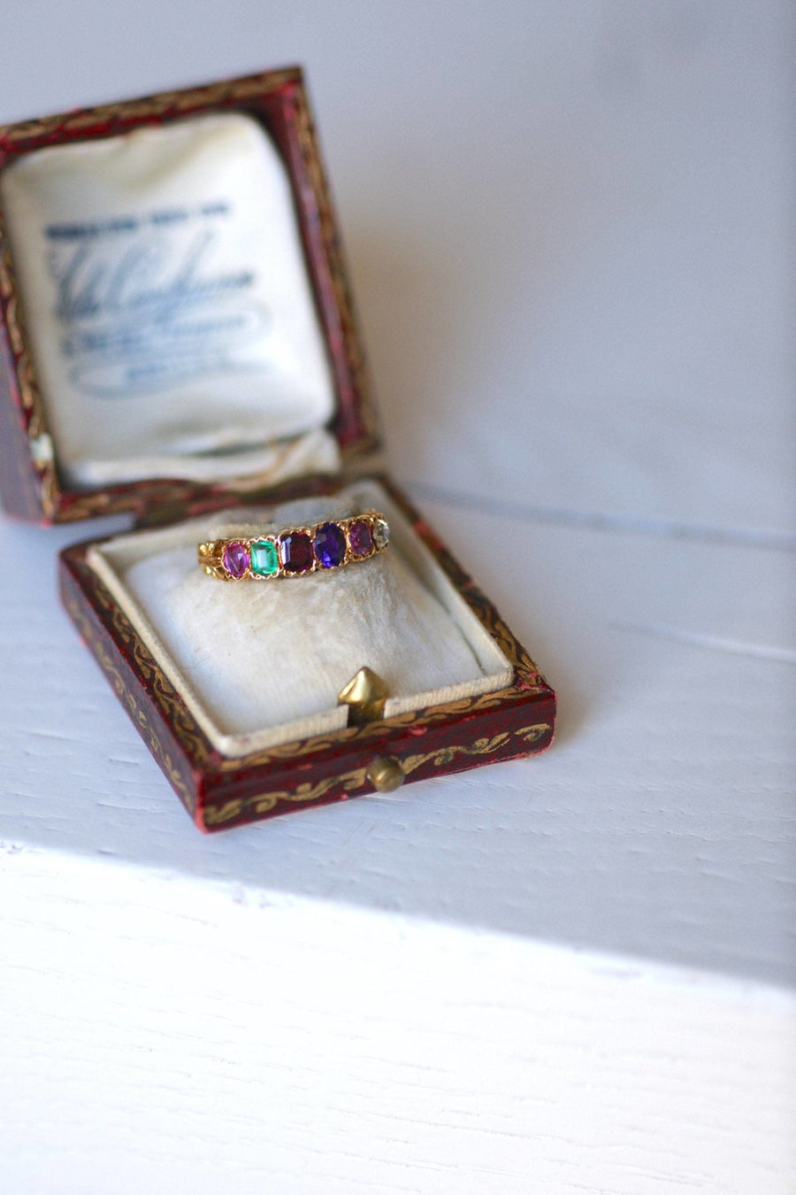 Antique acrostic eye ring - Penelope Gallery