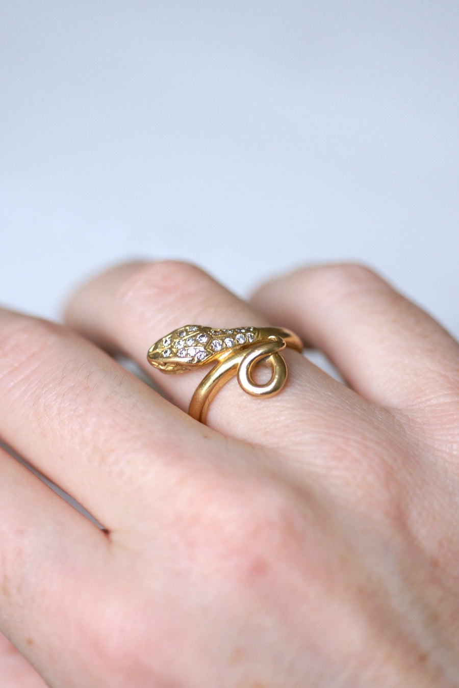 Bague serpent or jaune store