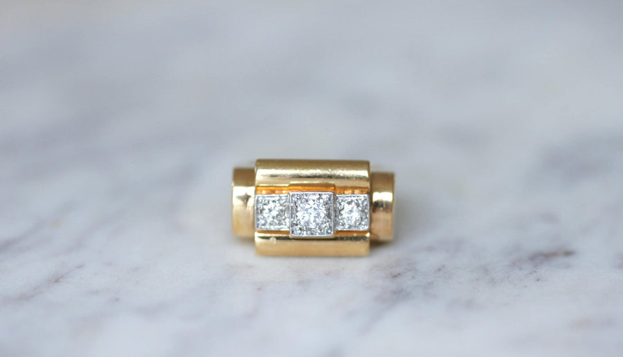 Tank Diamonds Ring - Galerie Pénélope