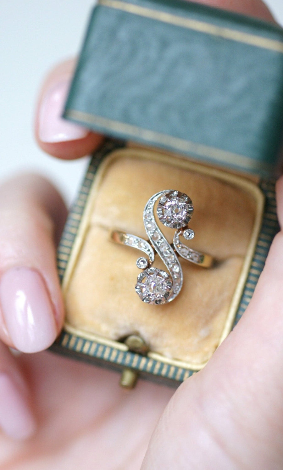 Toi et Moi Belle Epoque Diamond Ring - Galerie Pénélope