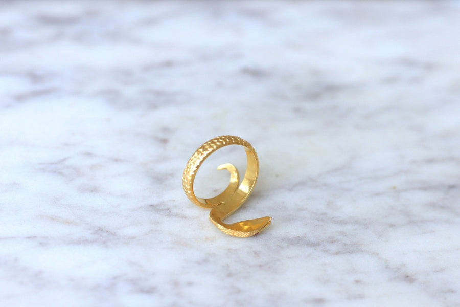 Vintage Snake Ring Yellow Gold - Penelope Gallery