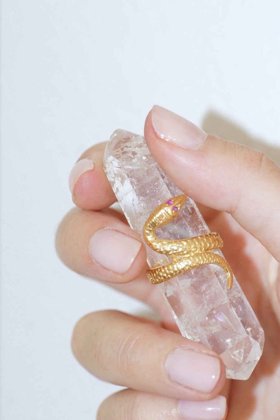 Vintage Snake Ring Yellow Gold - Penelope Gallery