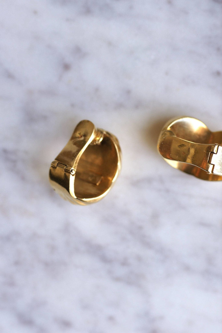 Gold Twisted Clip Earrings - Penelope Gallery
