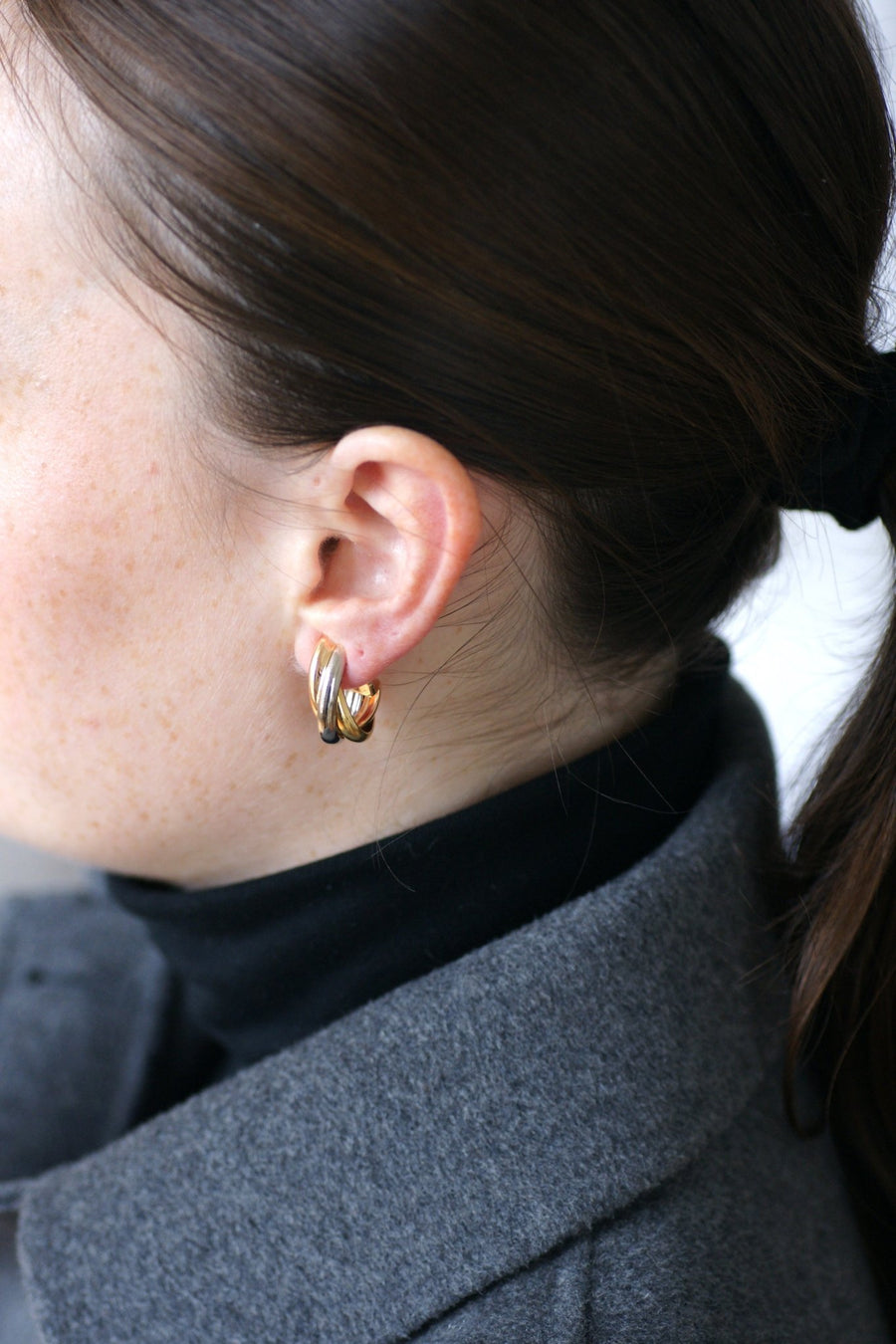 Cartier Trinity three gold hoop earrings - Galerie Pénélope