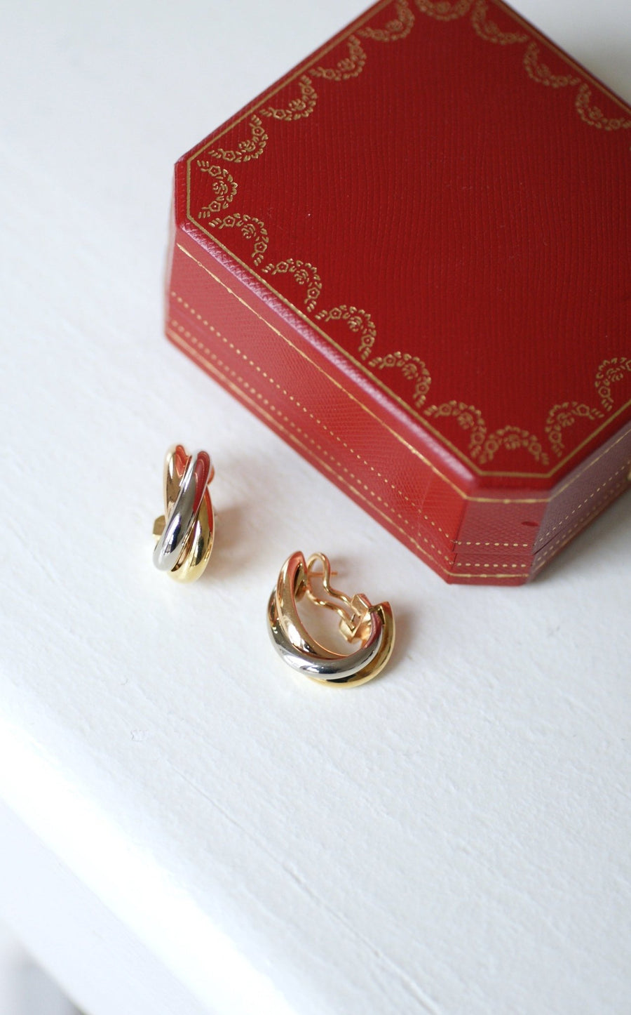 Cartier Trinity three gold hoop earrings - Galerie Pénélope