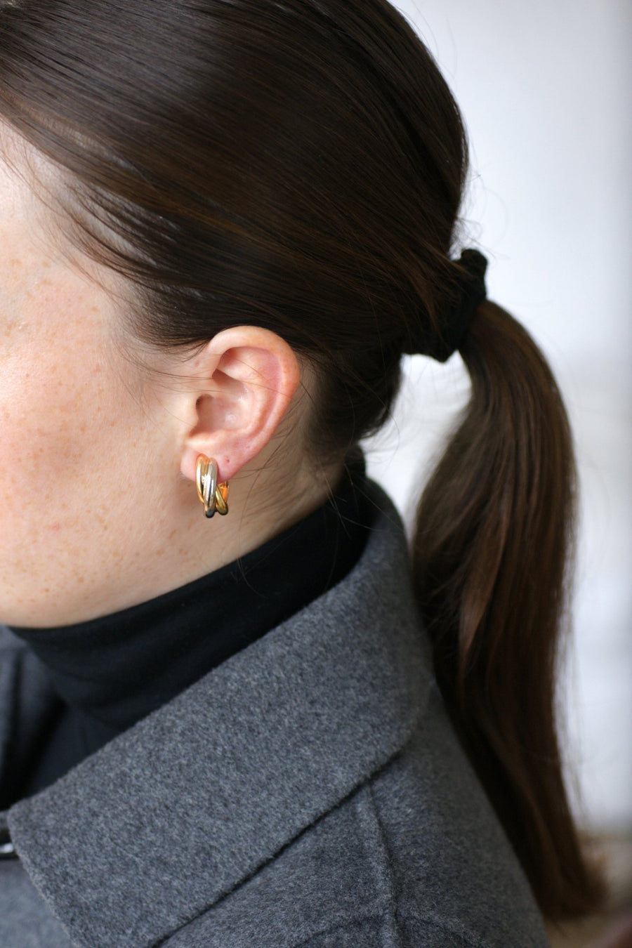 Cartier Trinity three gold hoop earrings - Galerie Pénélope