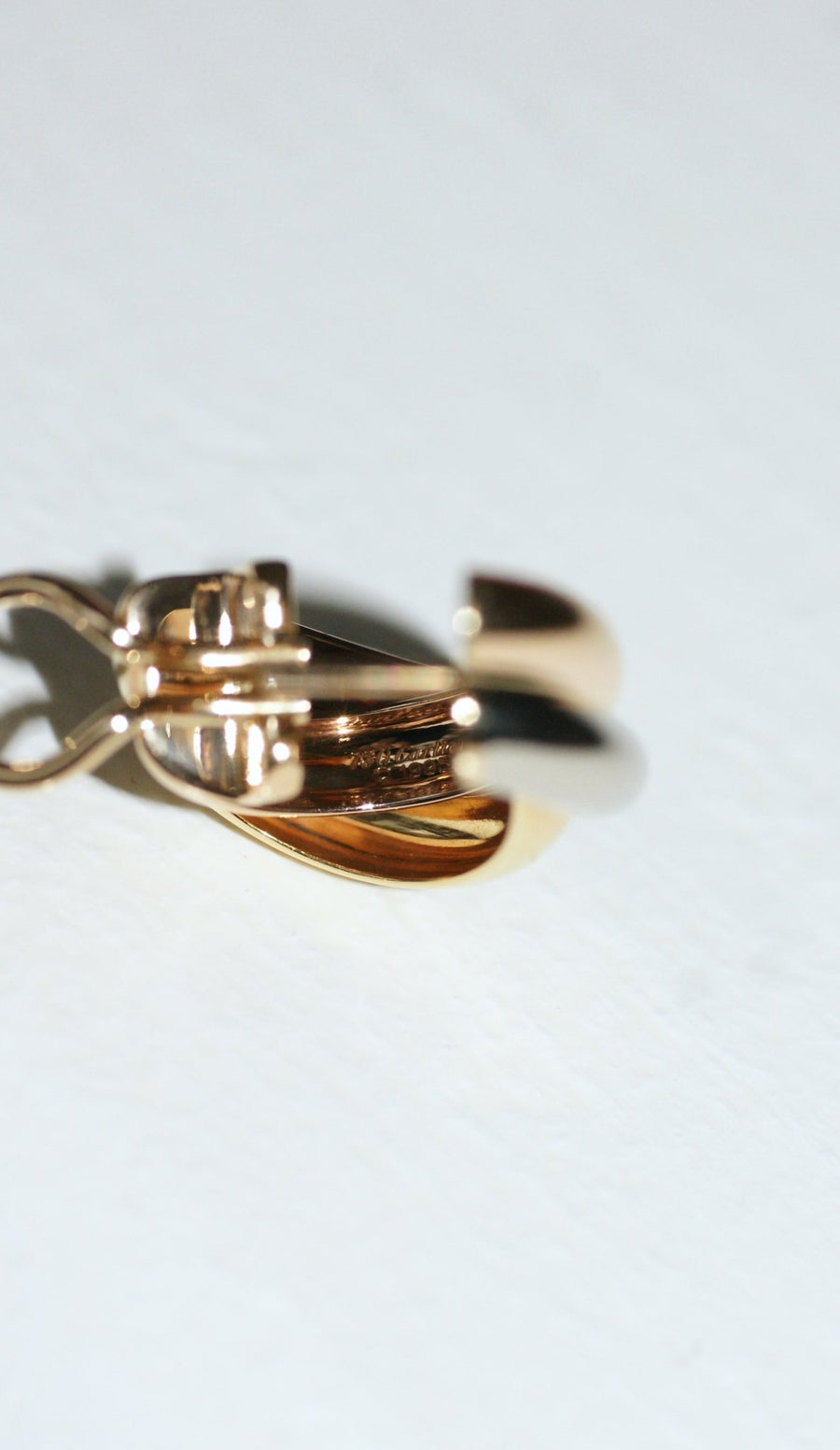 Cartier Trinity three gold hoop earrings - Galerie Pénélope