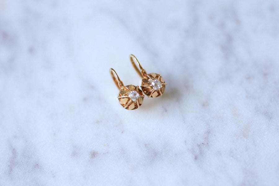 Diamante sleeper earrings shop