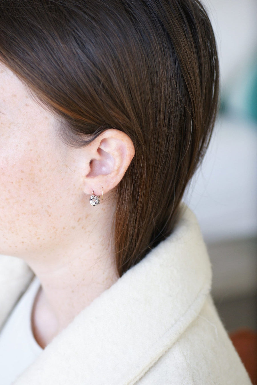 0.50 ct diamond earrings - Galerie Pénélope