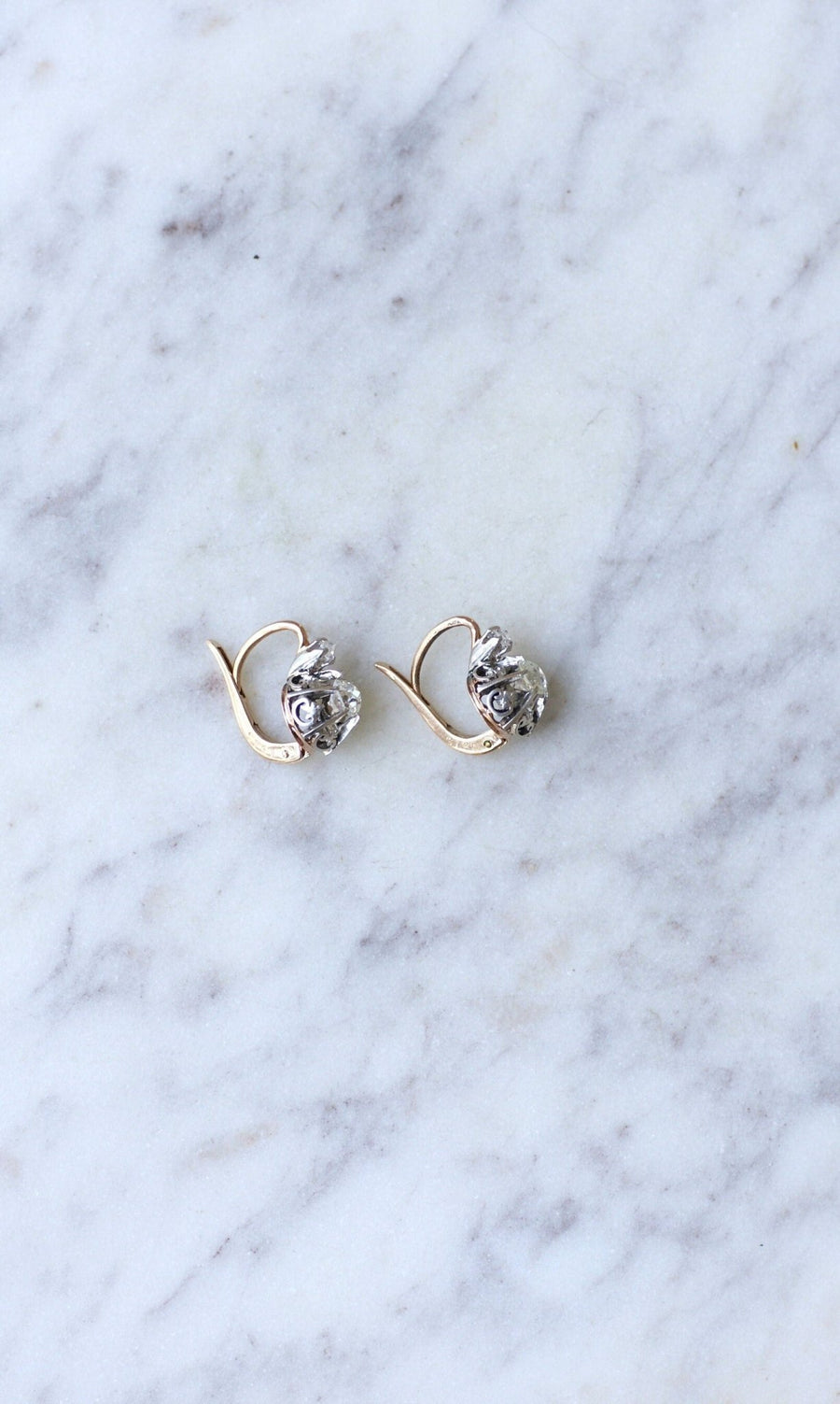 0.50 ct diamond earrings - Galerie Pénélope