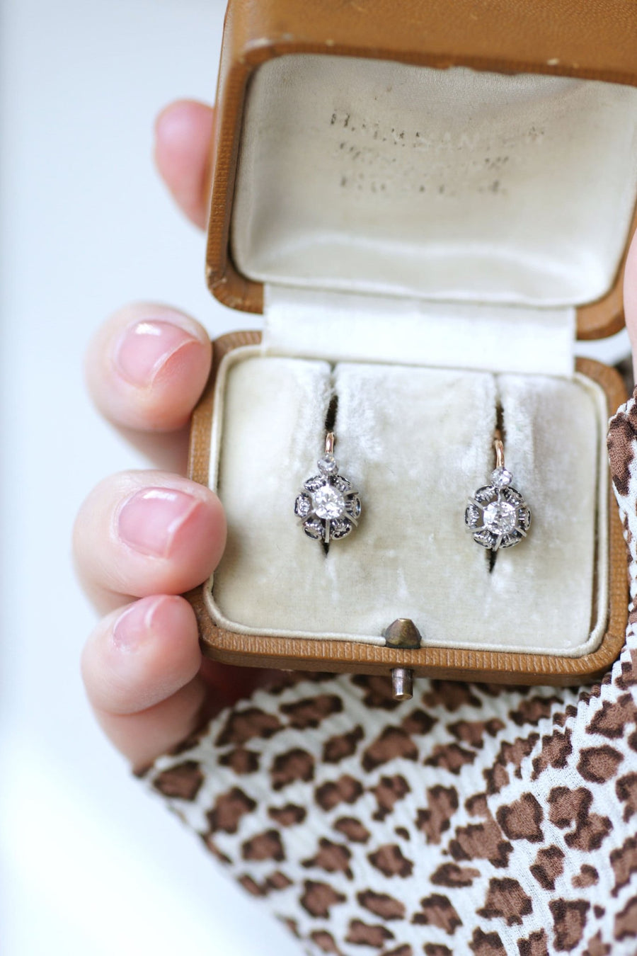 0.50 ct diamond earrings - Galerie Pénélope