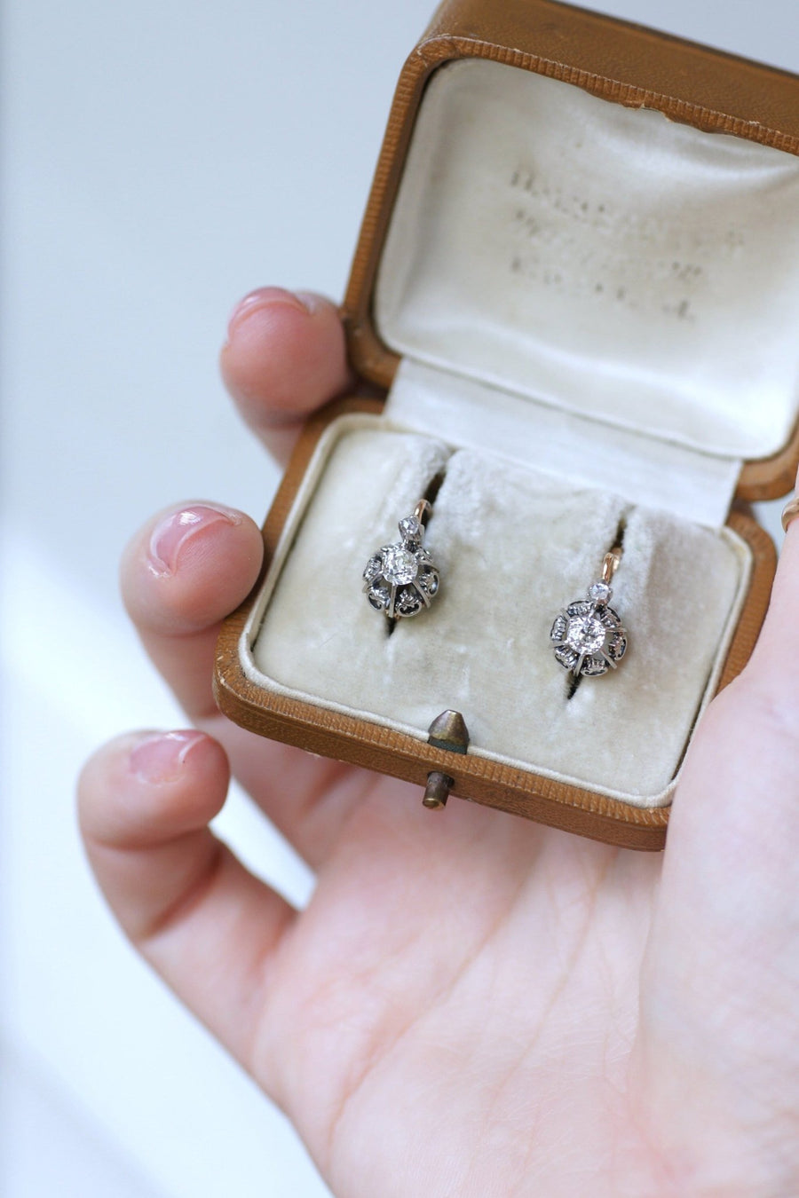 0.50 ct diamond earrings - Galerie Pénélope