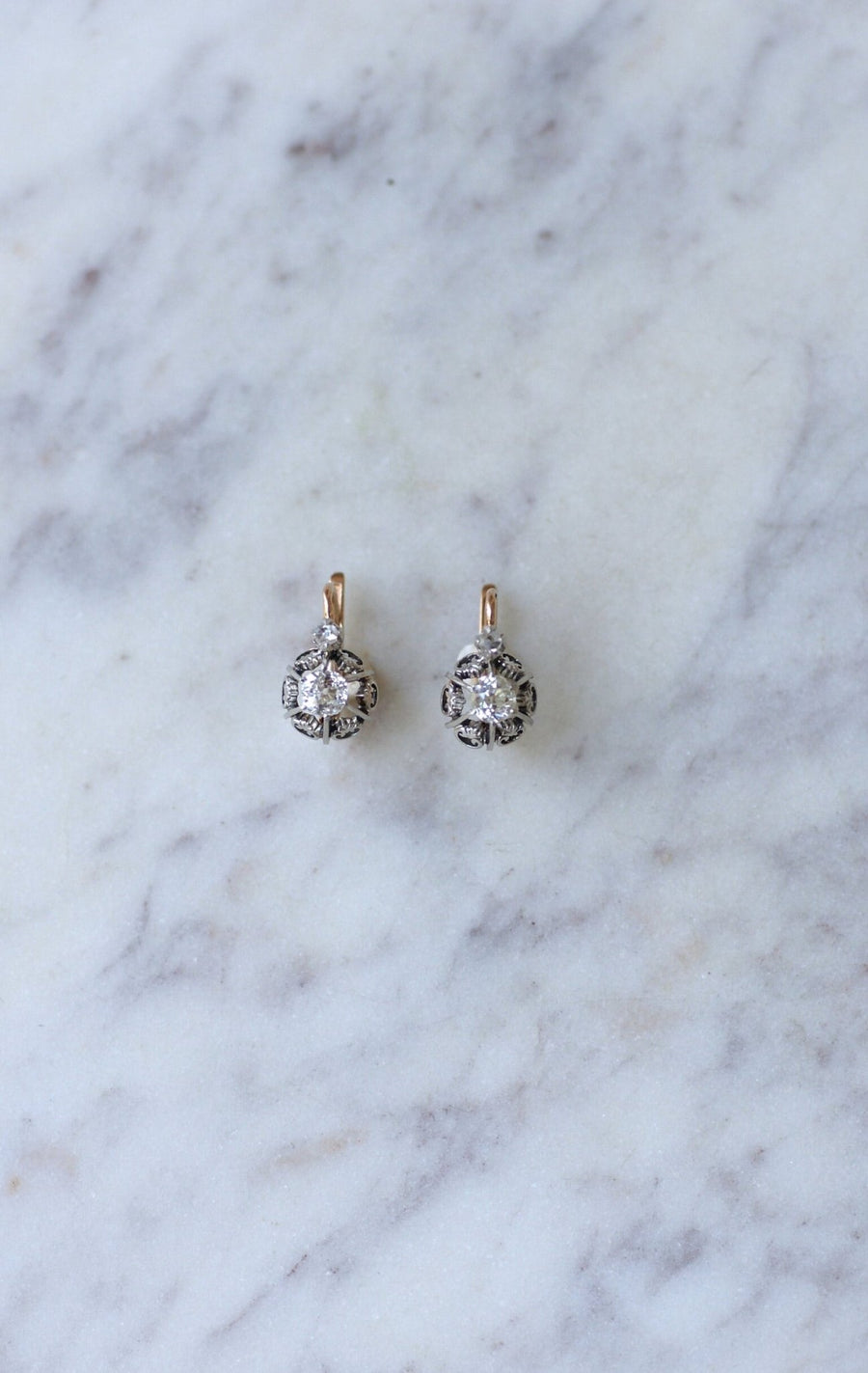 0.50 ct diamond earrings - Galerie Pénélope