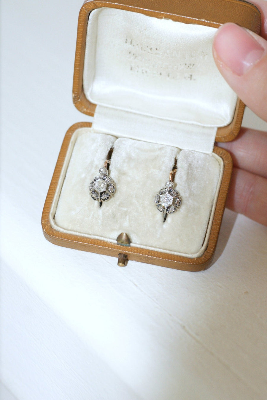 0.50 ct diamond earrings - Galerie Pénélope