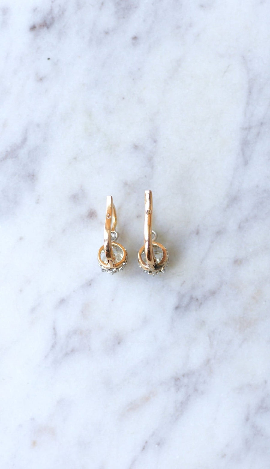 Cushion diamond earrings 1.20 Cts - Galerie Pénélope