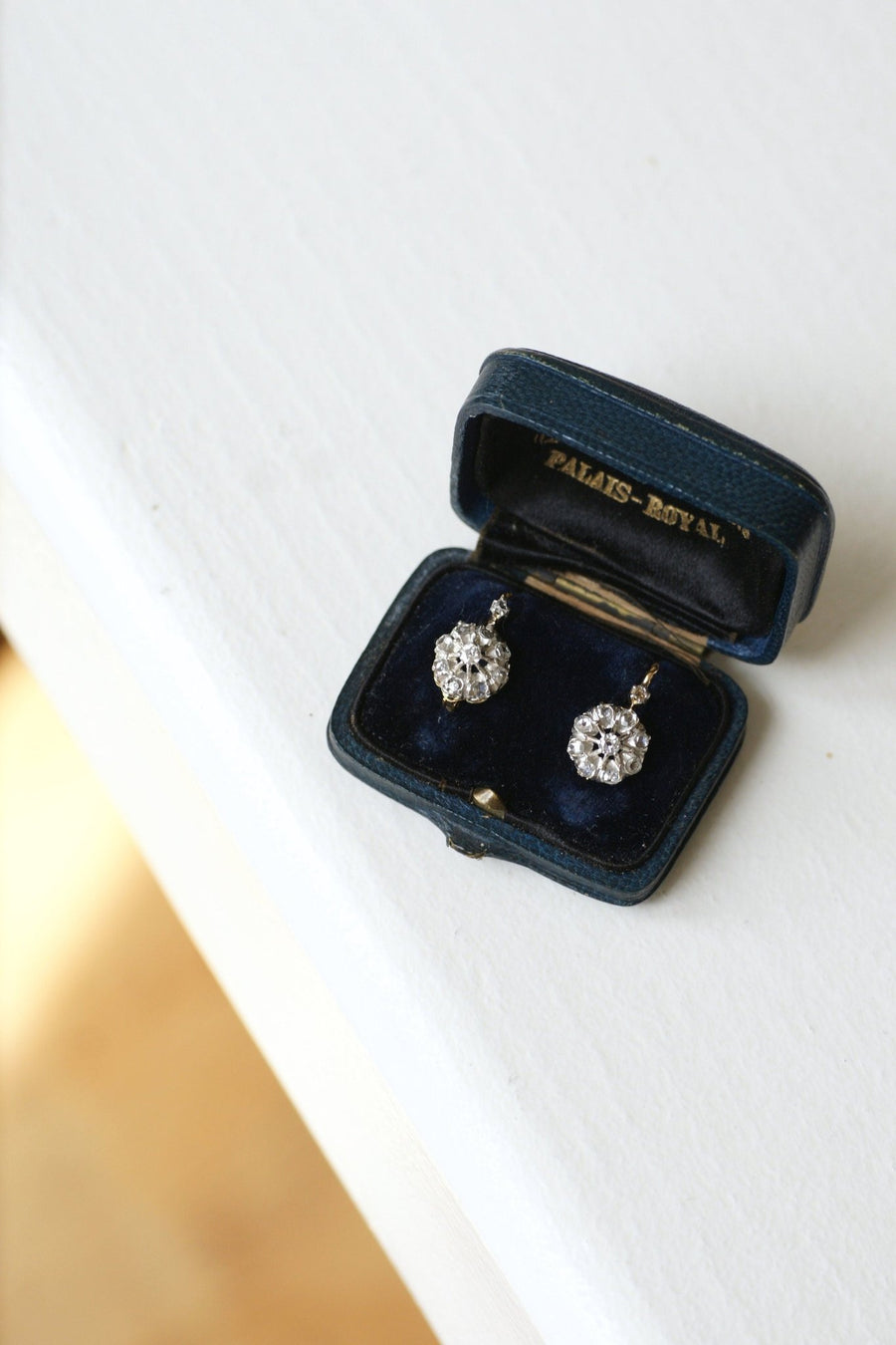 Diamond daisy earrings - Penelope Gallery