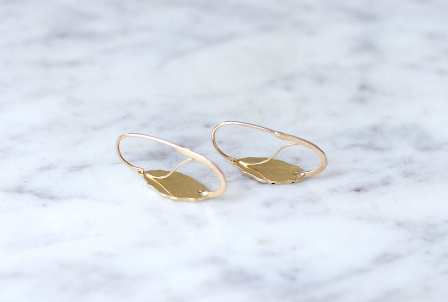 Two gold fish earrings - Penelope Gallery