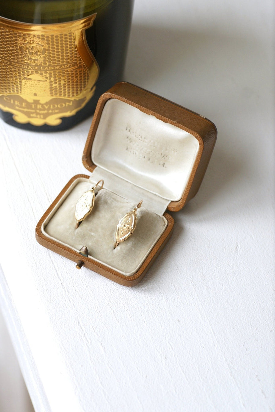 Two gold fish earrings - Penelope Gallery