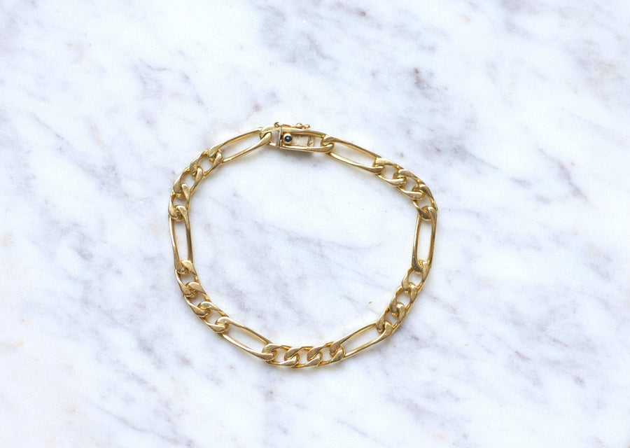 Vintage yellow gold bracelet - Galerie Pénélope