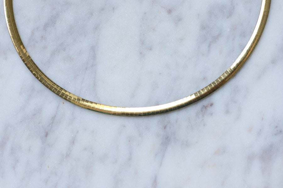 Cable 2 Ors reversible necklace - Penelope Gallery