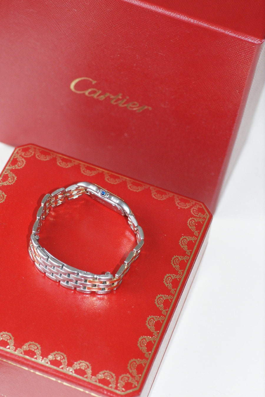 Cartier Panthère Gold and Steel Ladies Watch - Galerie Pénélope