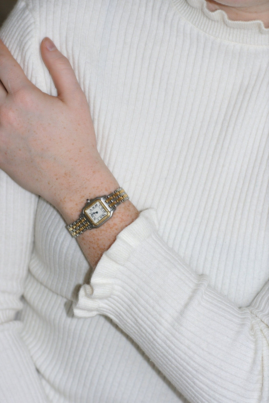 Cartier Panthère Gold and Steel Ladies Watch - Galerie Pénélope