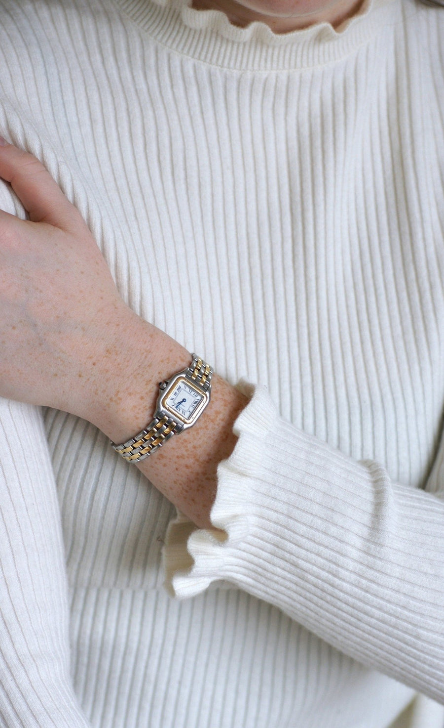 Cartier Panthère Gold and Steel Ladies Watch - Galerie Pénélope