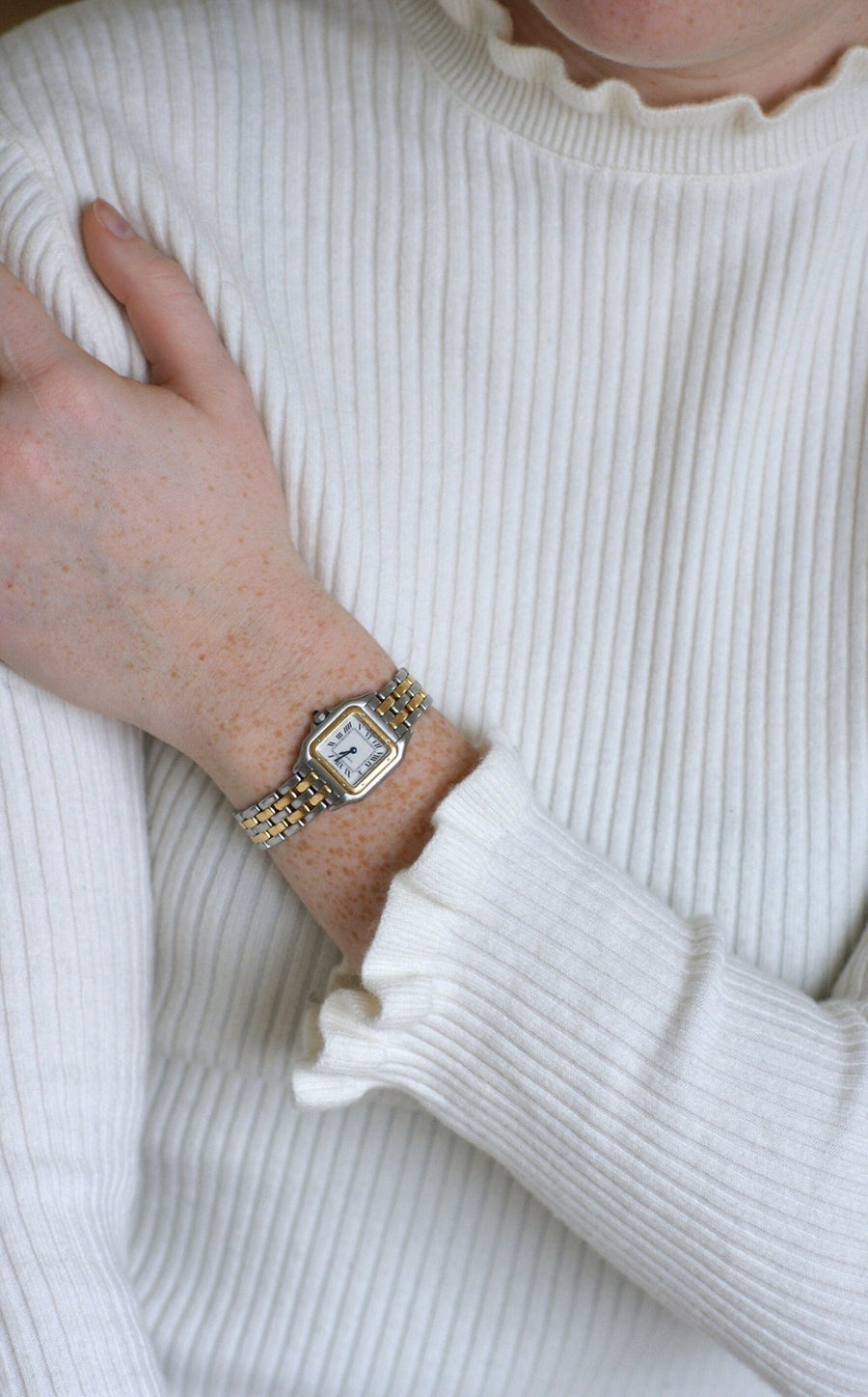 Cartier Panthère Gold and Steel Ladies Watch - Galerie Pénélope