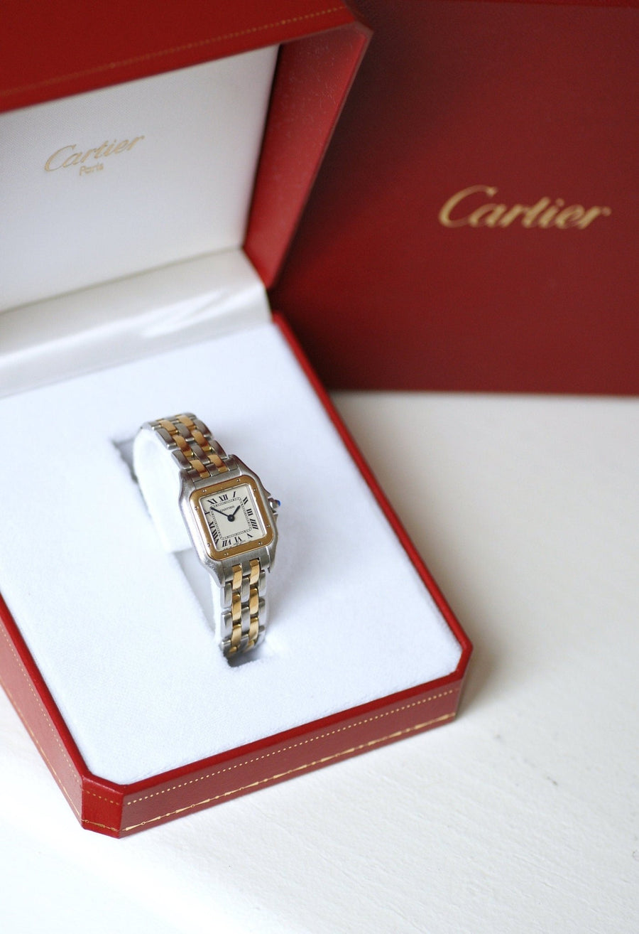 Cartier Panthère Gold and Steel Ladies Watch - Galerie Pénélope
