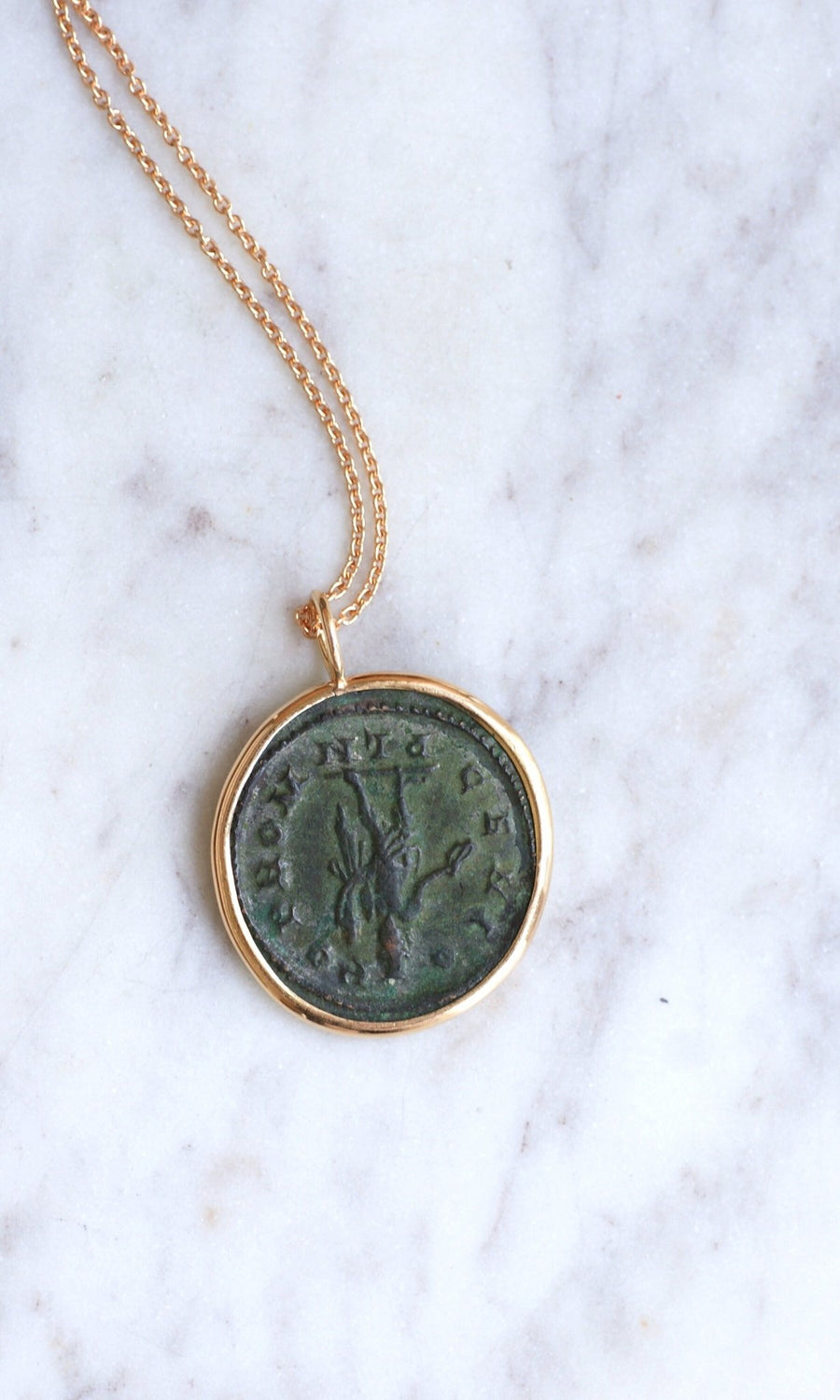 Pendant necklace Roman coin Maximian Hercules - Penelope Gallery