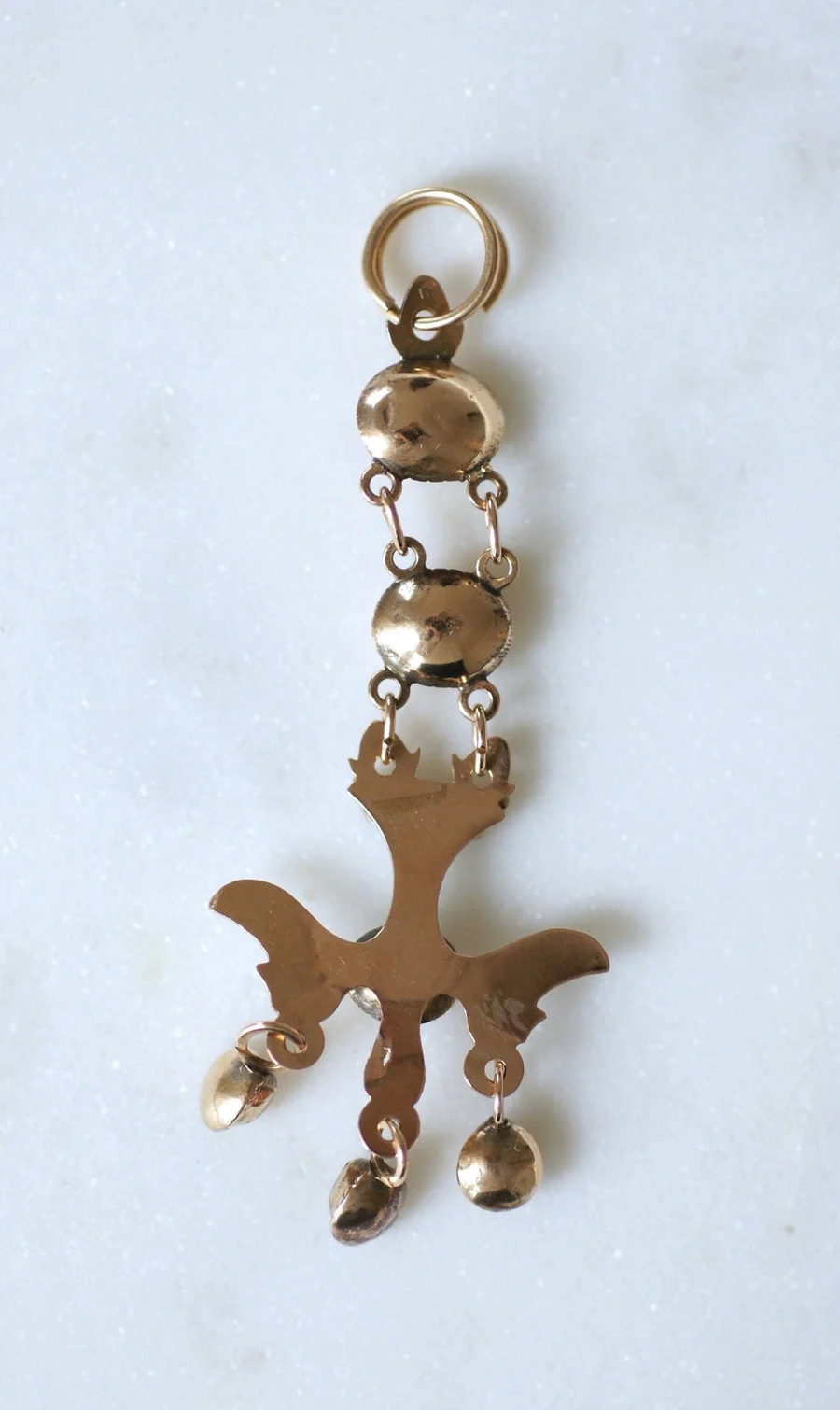 Holy Spirit Pendant, Gold and Enamel - Penelope Gallery