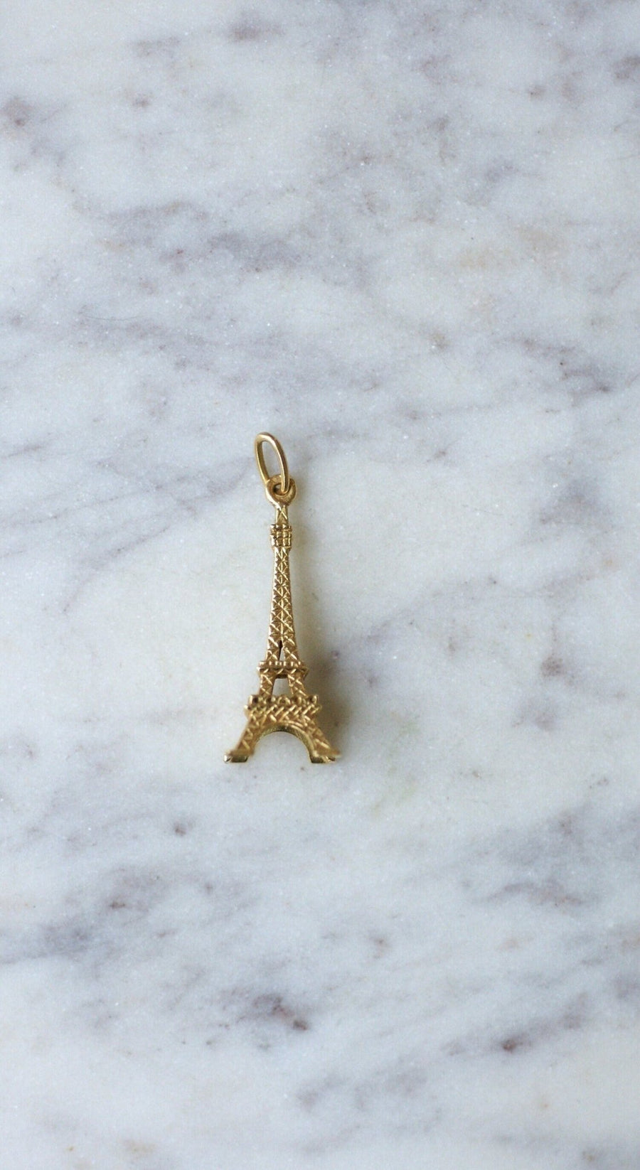 Eiffel tower sales pendant gold