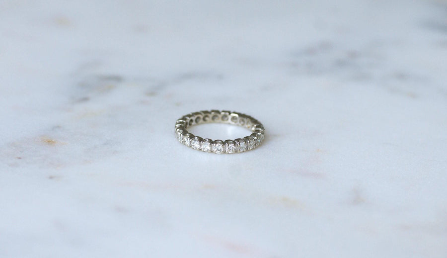 トゥールコンプリート ダイヤモンド 1.00Ct ホワイトゴールド マリッジリング