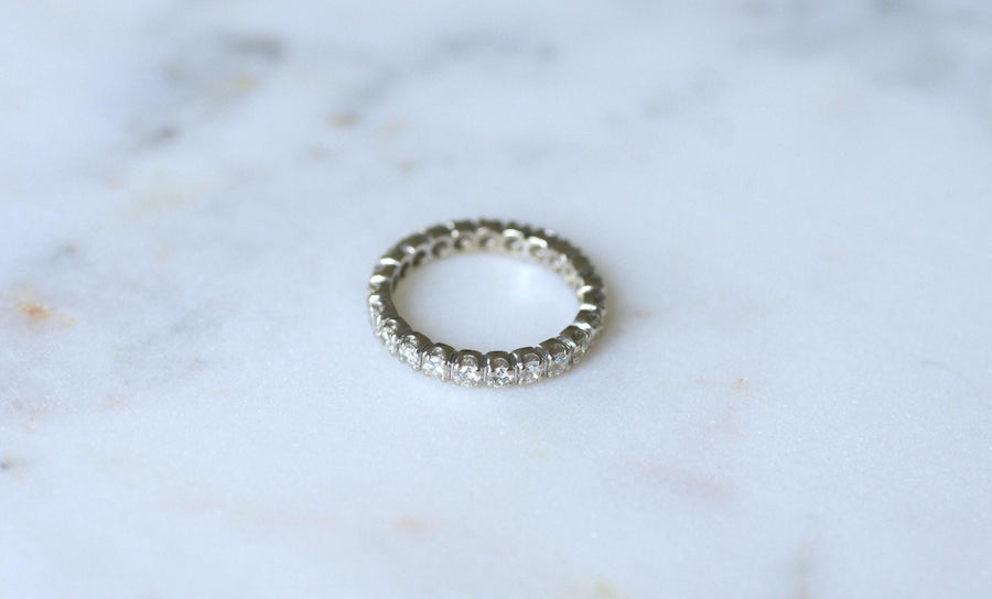 トゥールコンプリート ダイヤモンド 1.00Ct ホワイトゴールド マリッジリング