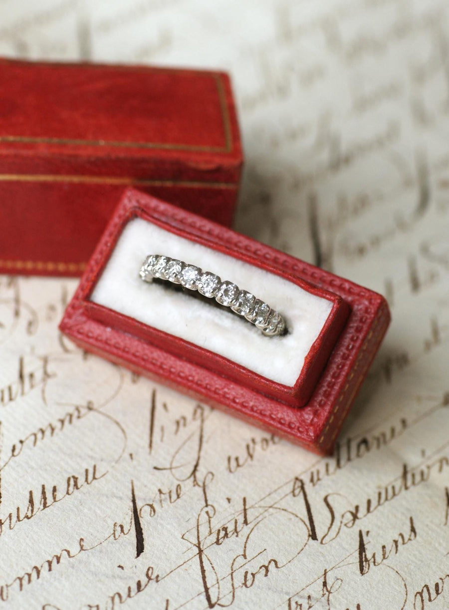 トゥールコンプリート ダイヤモンド 1.00Ct ホワイトゴールド マリッジリング