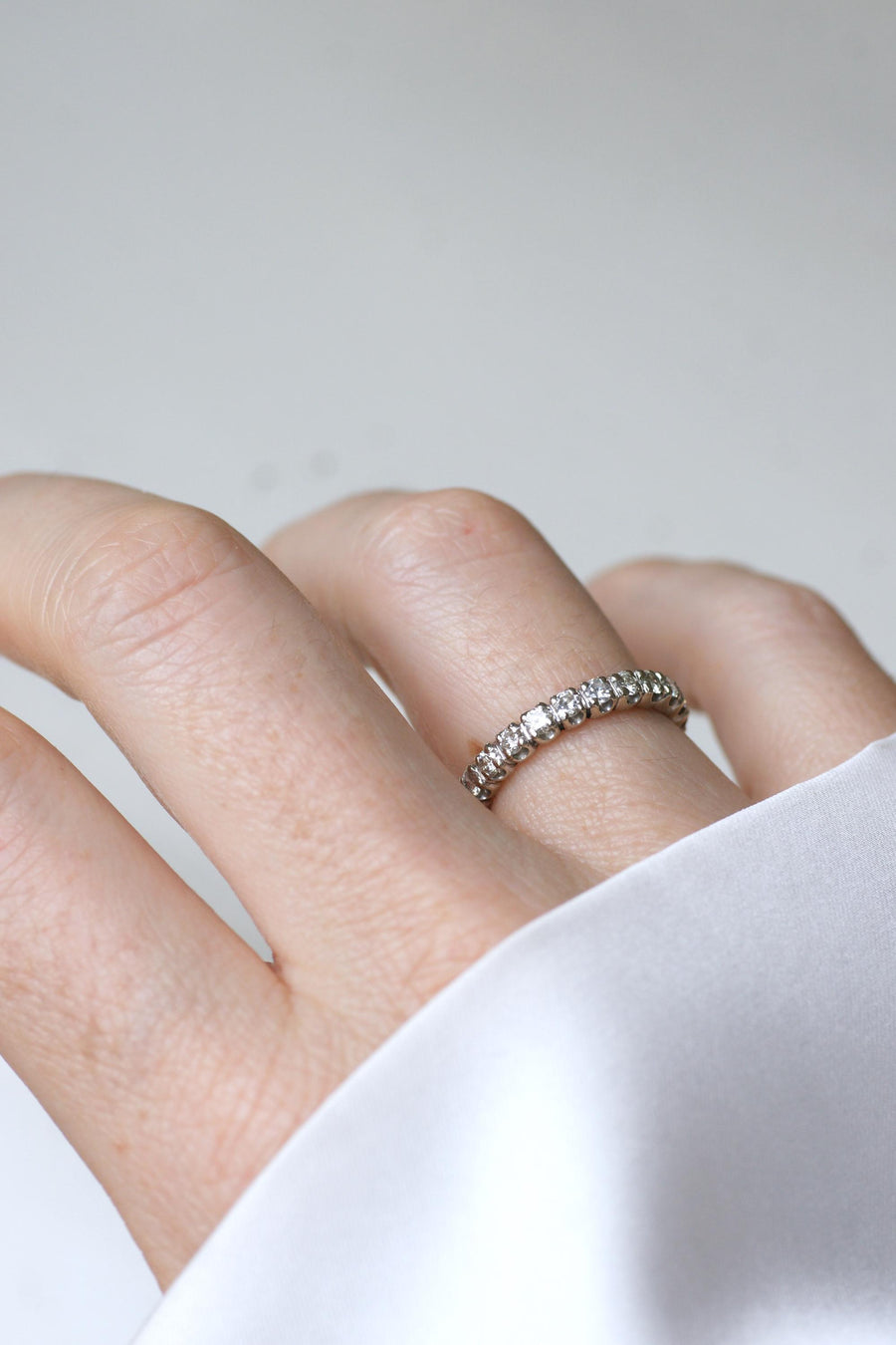 トゥールコンプリート ダイヤモンド 1.00Ct ホワイトゴールド マリッジリング