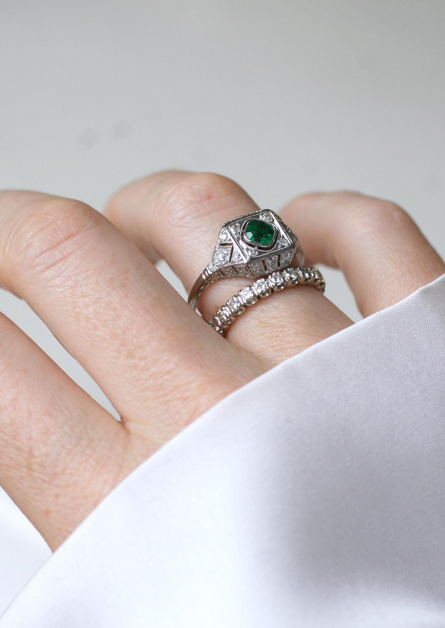 トゥールコンプリート ダイヤモンド 1.00Ct ホワイトゴールド マリッジリング