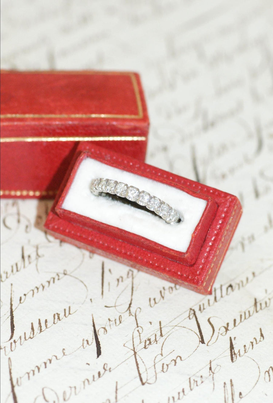 トゥールコンプリート ダイヤモンド 1.00Ct ホワイトゴールド マリッジリング