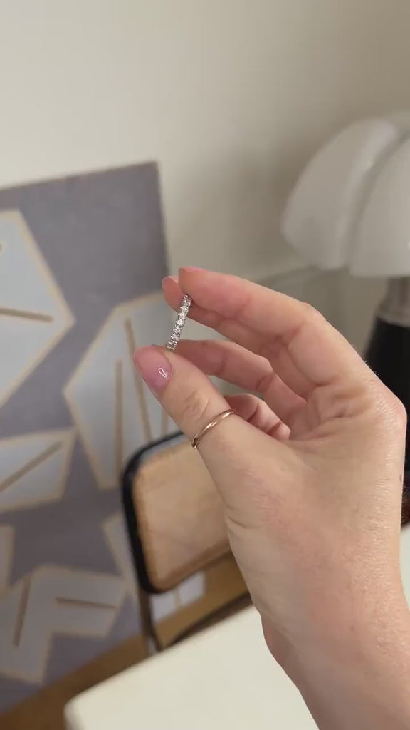 トゥールコンプリート ダイヤモンド 1.00Ct ホワイトゴールド マリッジリング