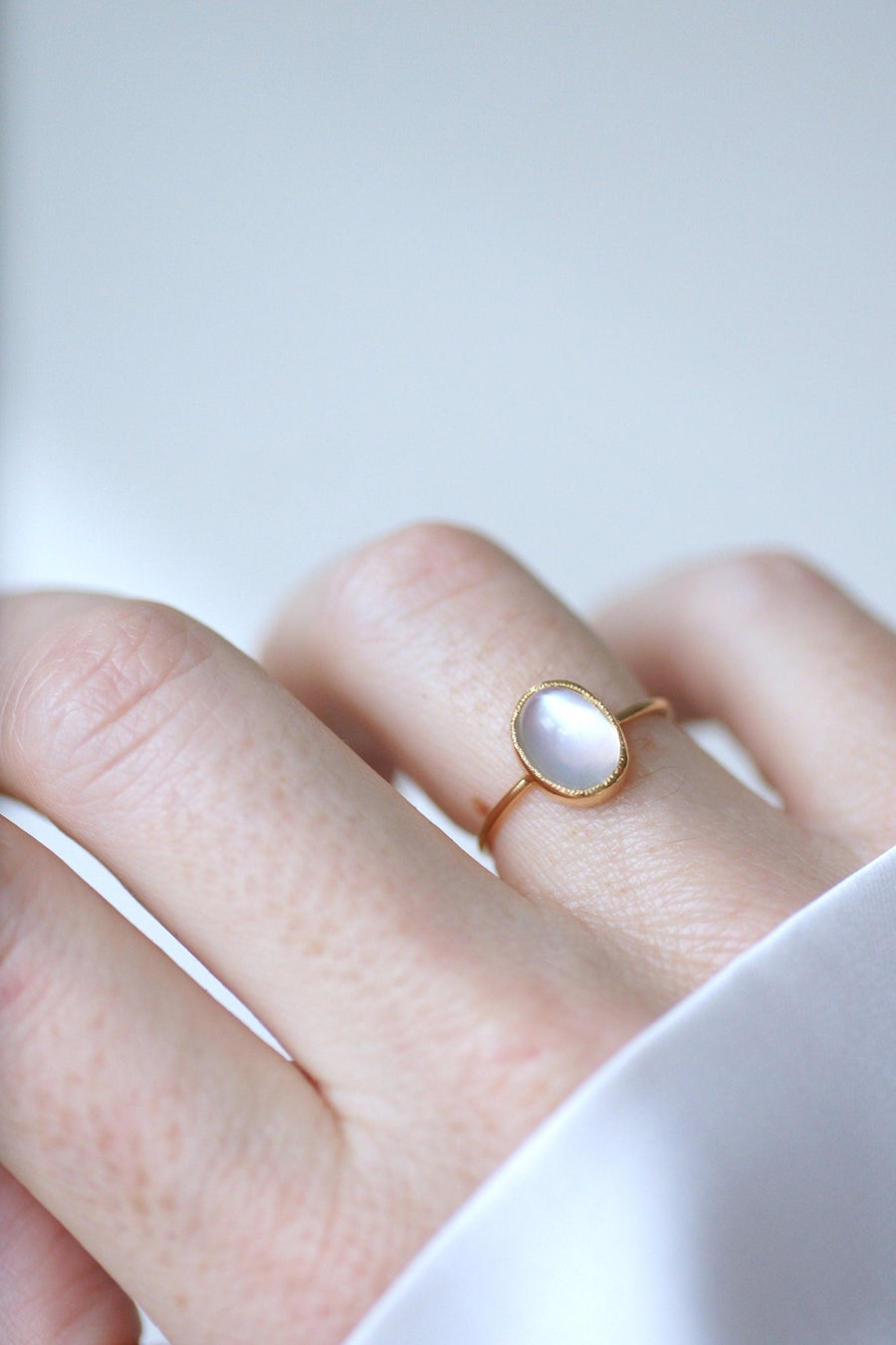 超特価セール開催！！ アンティーク イエローゴールド｜Galerie リング ムーンストーン アクセサリー