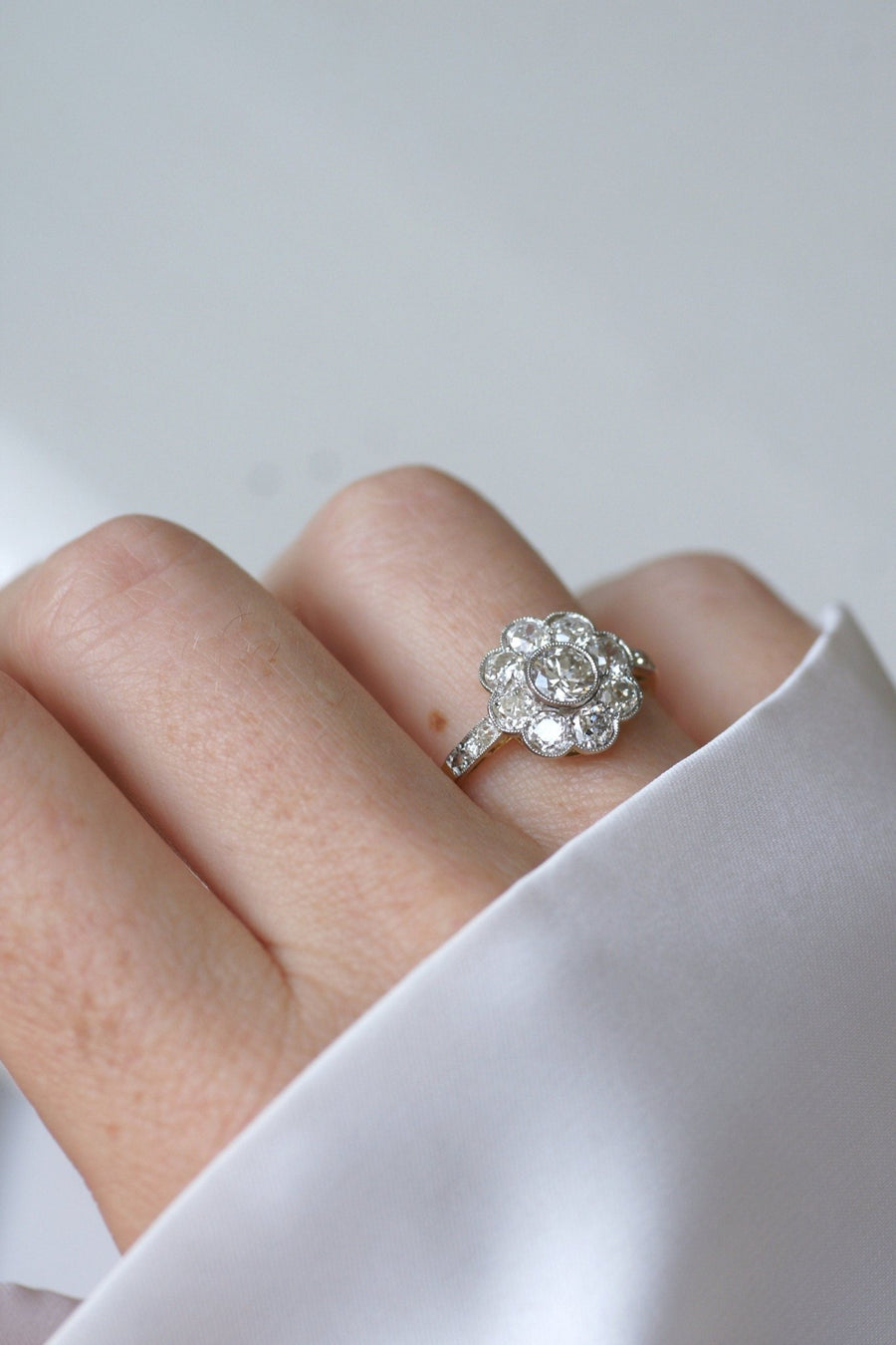 Diamants Bague Ancienne Fiancaille Bague Ancienne Russie