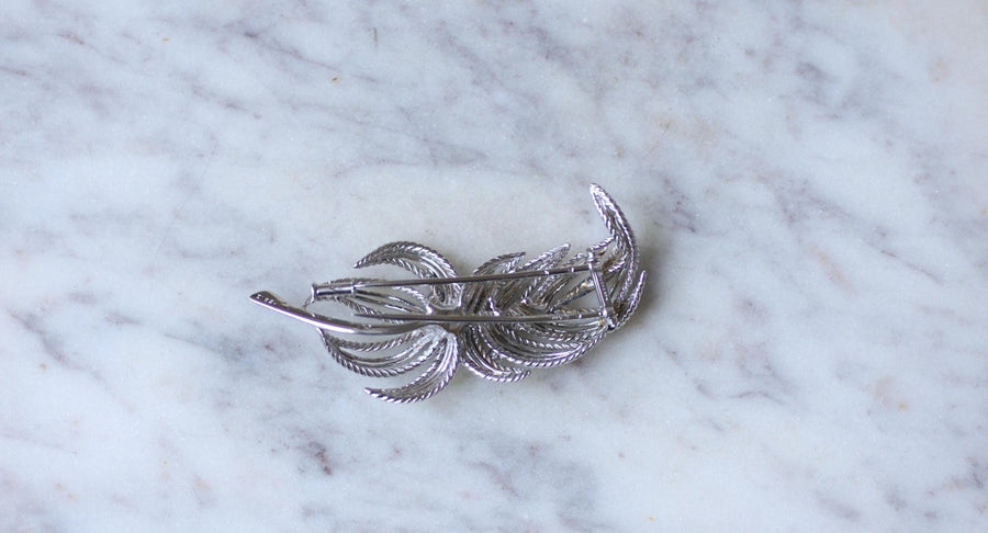 Broche Clip Boucheron Saphirs et diamants - Galerie Pénélope