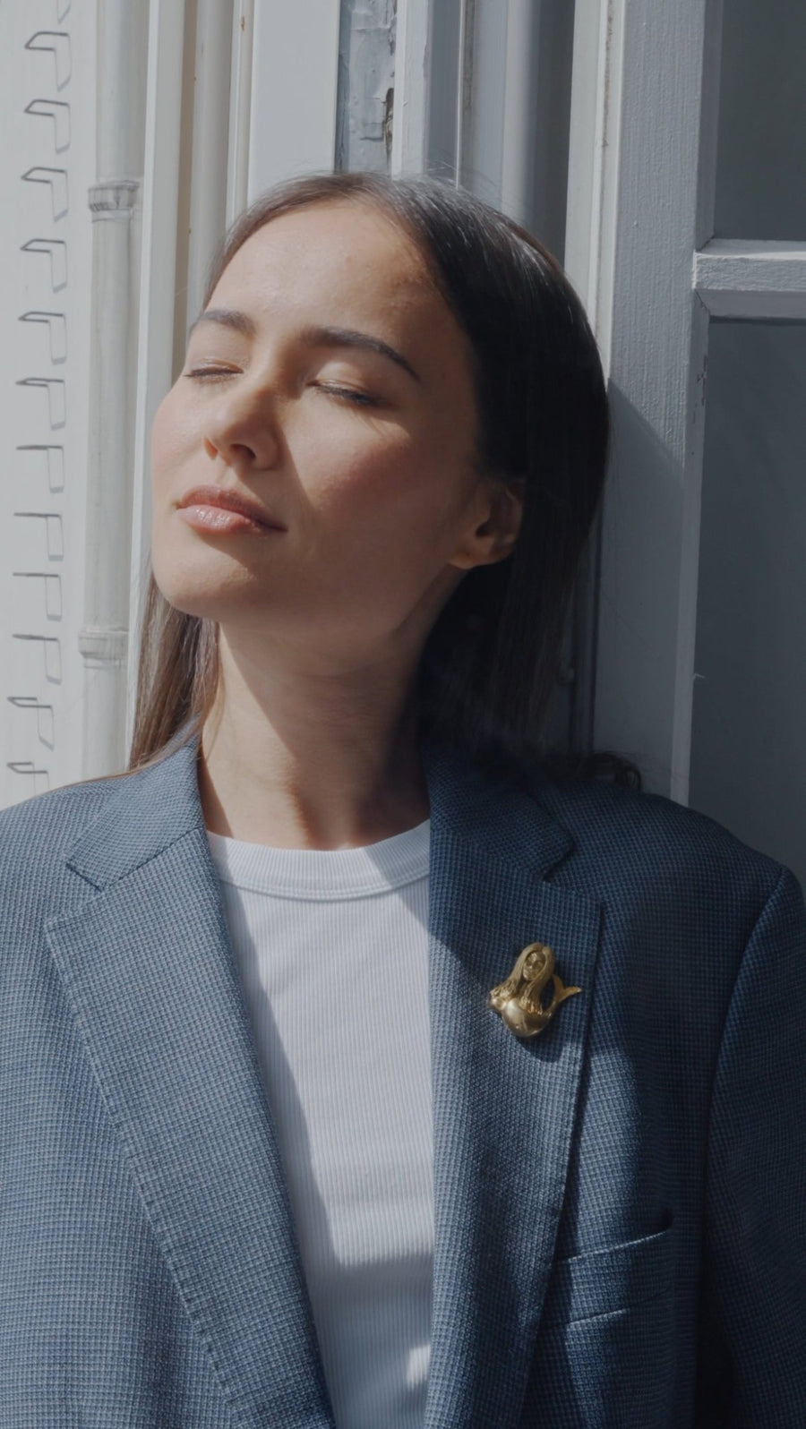 Broche Sirène Jean Cocteau pour Fred en Or Jaune - Galerie Pénélope