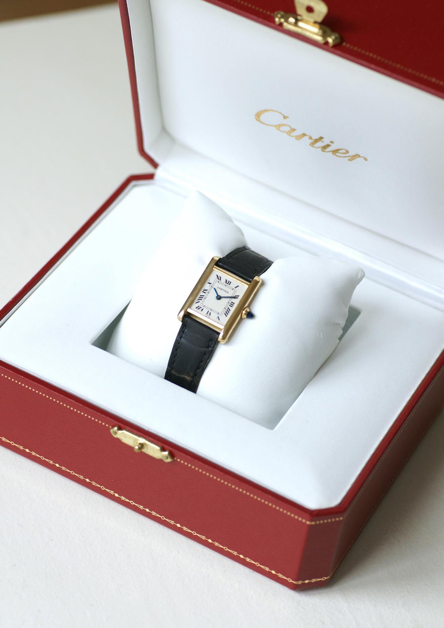 Montre Cartier Tank Louis Cartier Or Jaune 78087