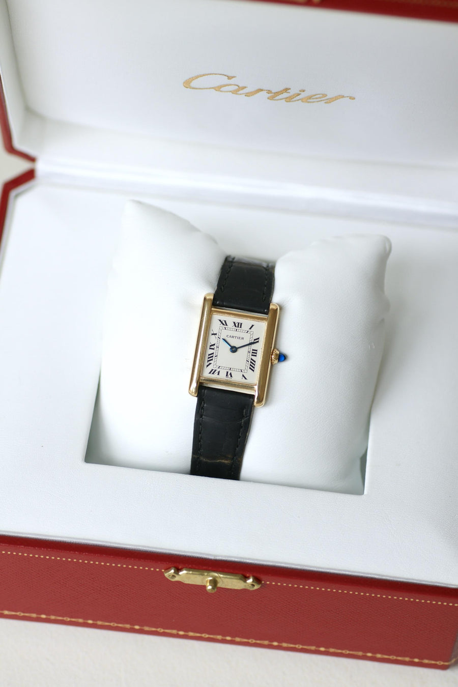 Montre Cartier Tank Louis Cartier Or Jaune 78087