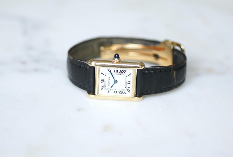 Montre Cartier Tank Louis Cartier Or Jaune 78087