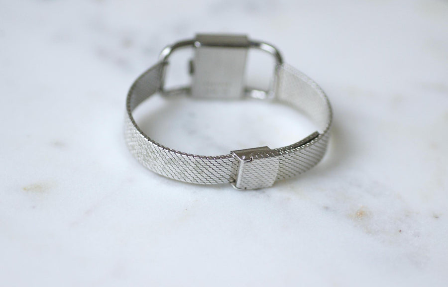 Montre Etrier Jaeger LeCoultre pour Hermès Femme Mécanique Acier Années 70